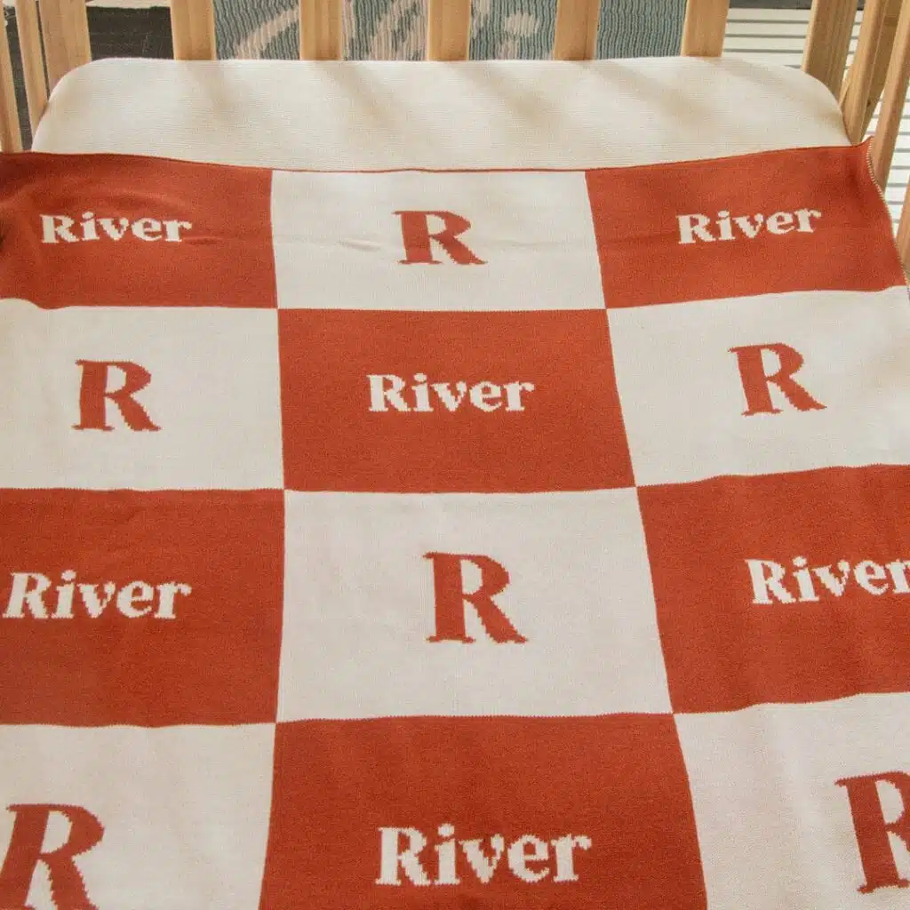Signature Letter Blanket