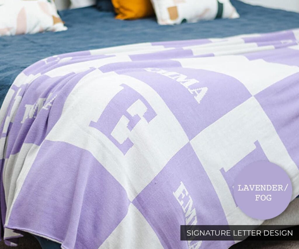 Signature Letter Blanket