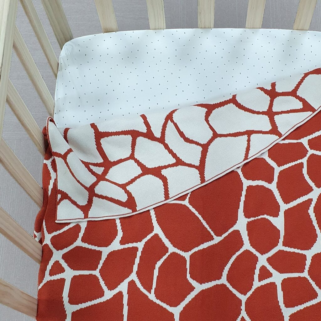 Giraffe Name Blanket
