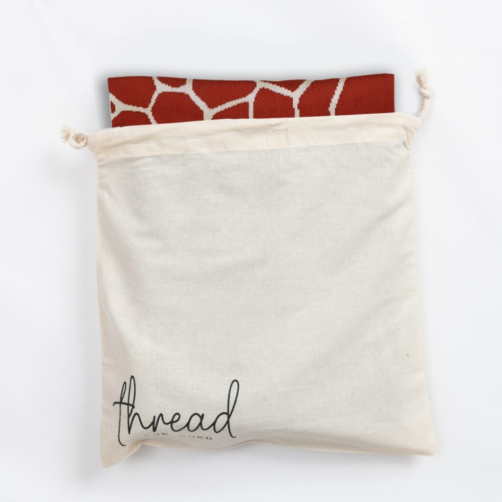 Giraffe Name Blanket