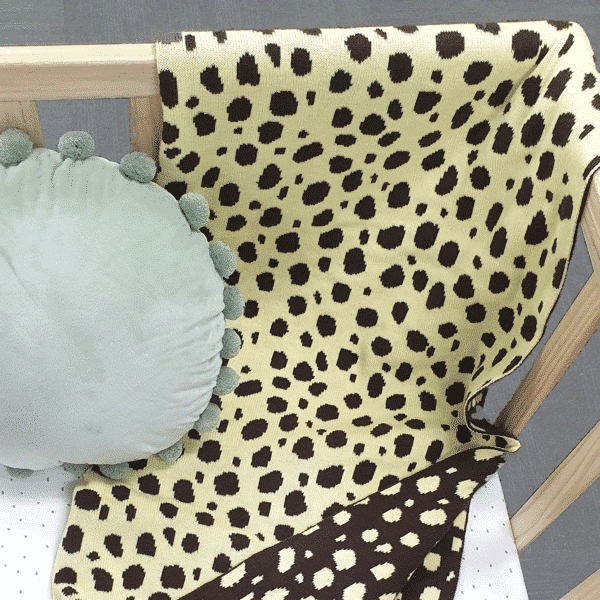 Cheetah Name Blanket Cheetah Name Blanket