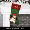 Dog personalised Christmas Stocking