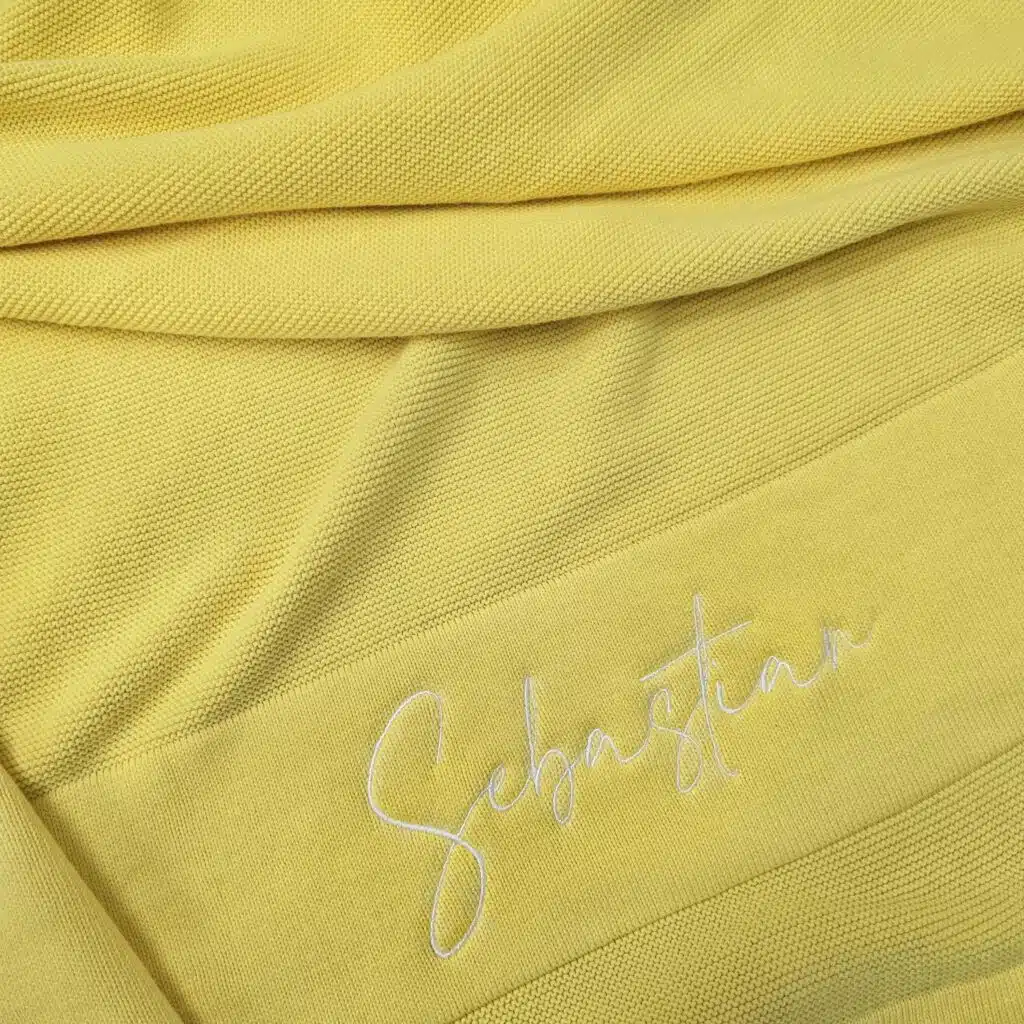 Yellow Baby Blanket