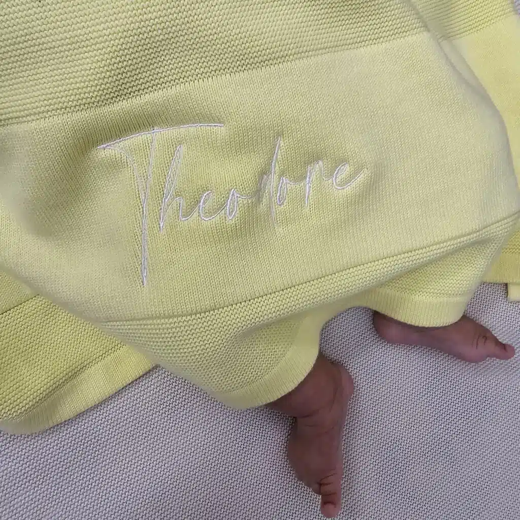 Lemon Baby Blanket