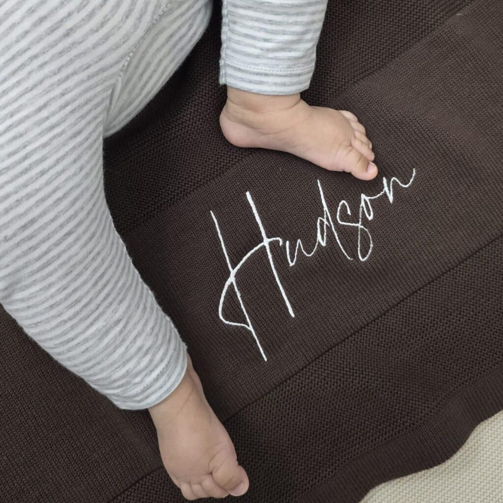 Brown Baby Blanket