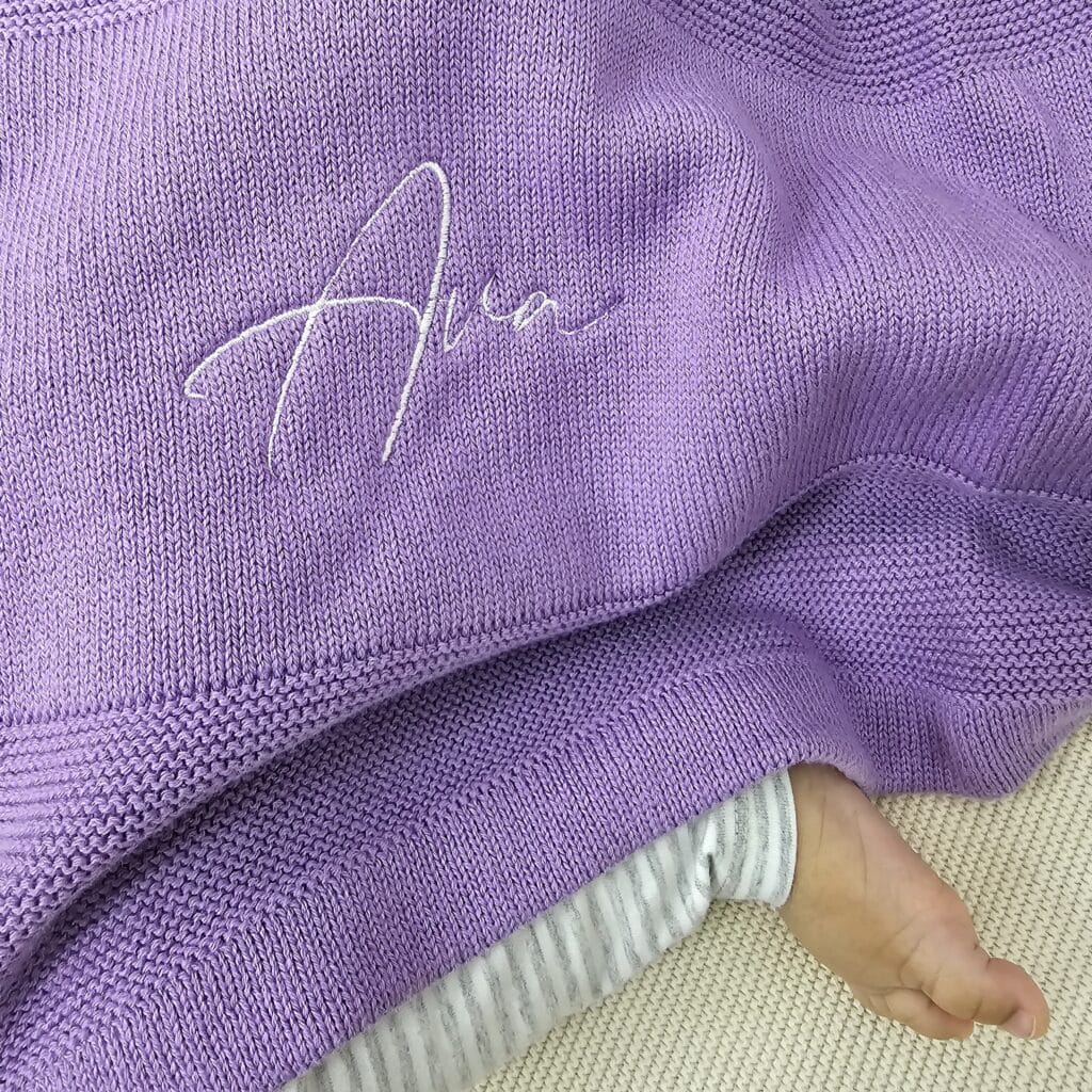 Purple Baby Blanket