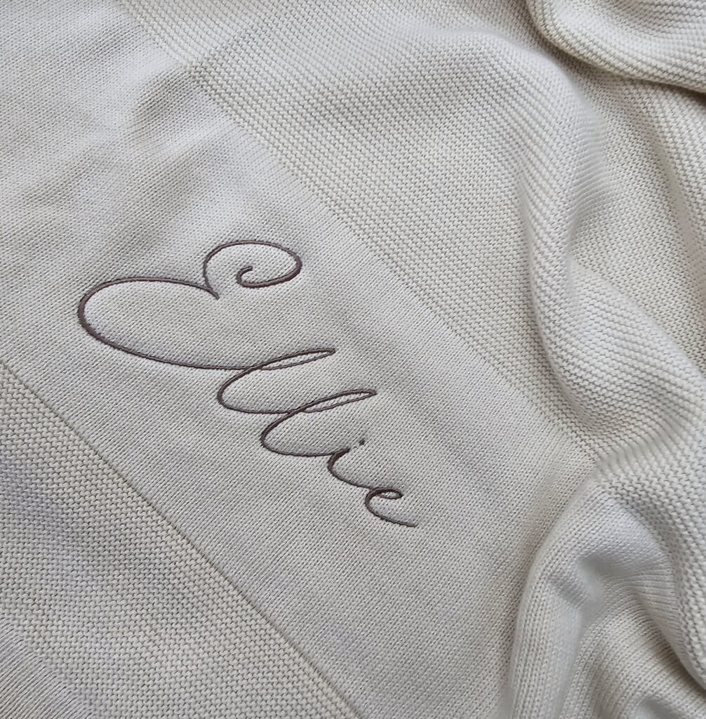 Cream Baby Blanket