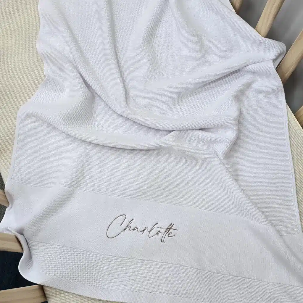 White Baby Blanket