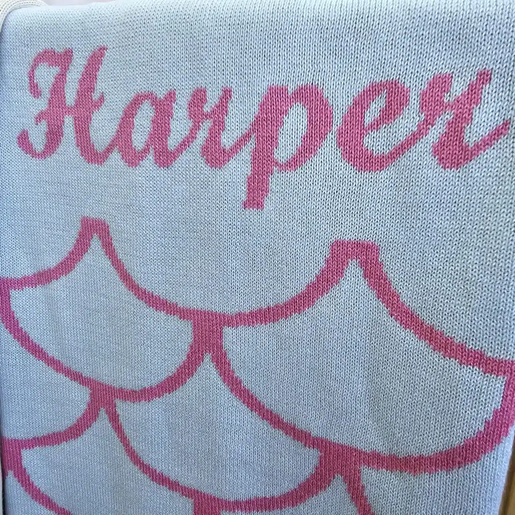 Custom Mermaid Tail Blanket