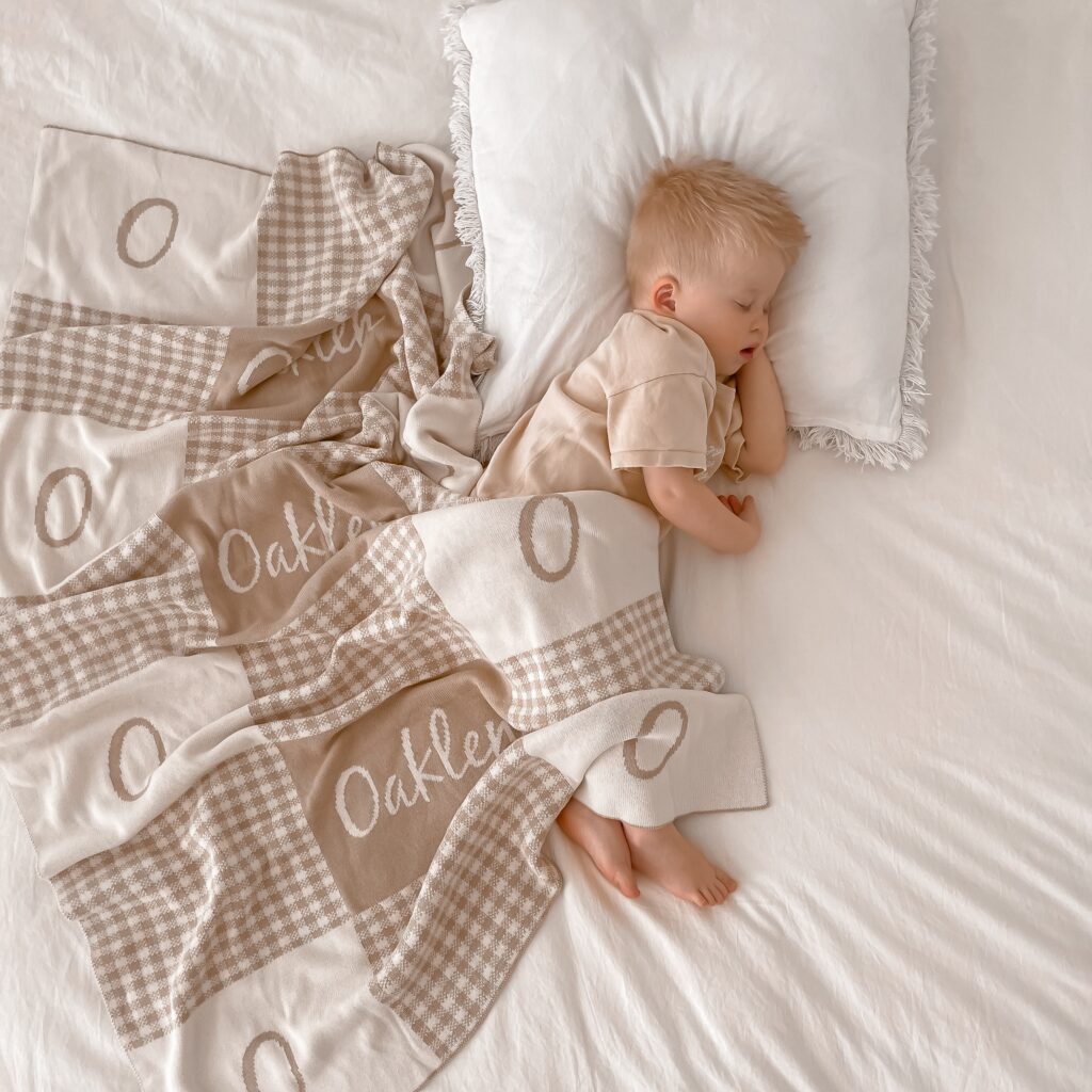 Custom Signature Gingham Blanket