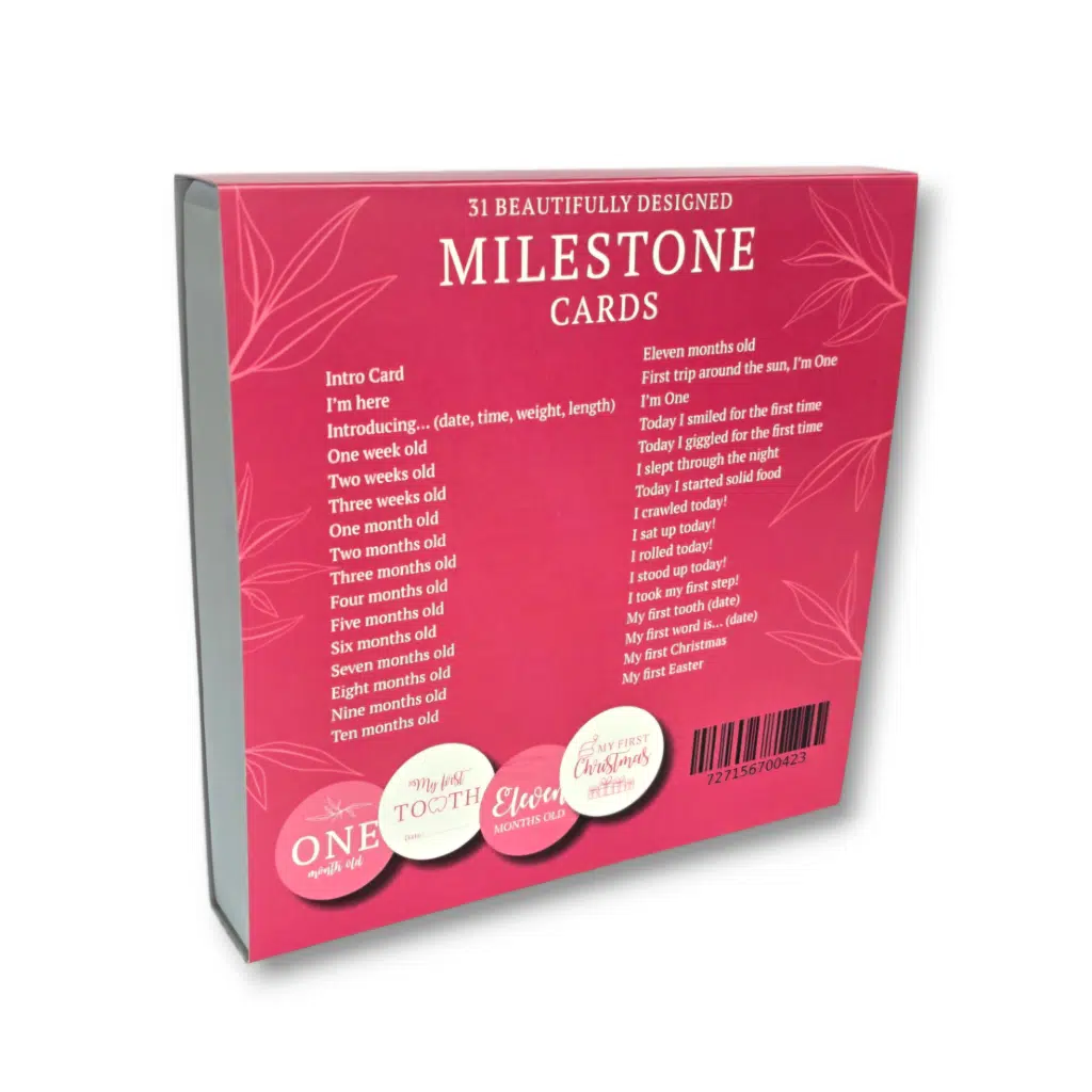 Rose Milestone Cards