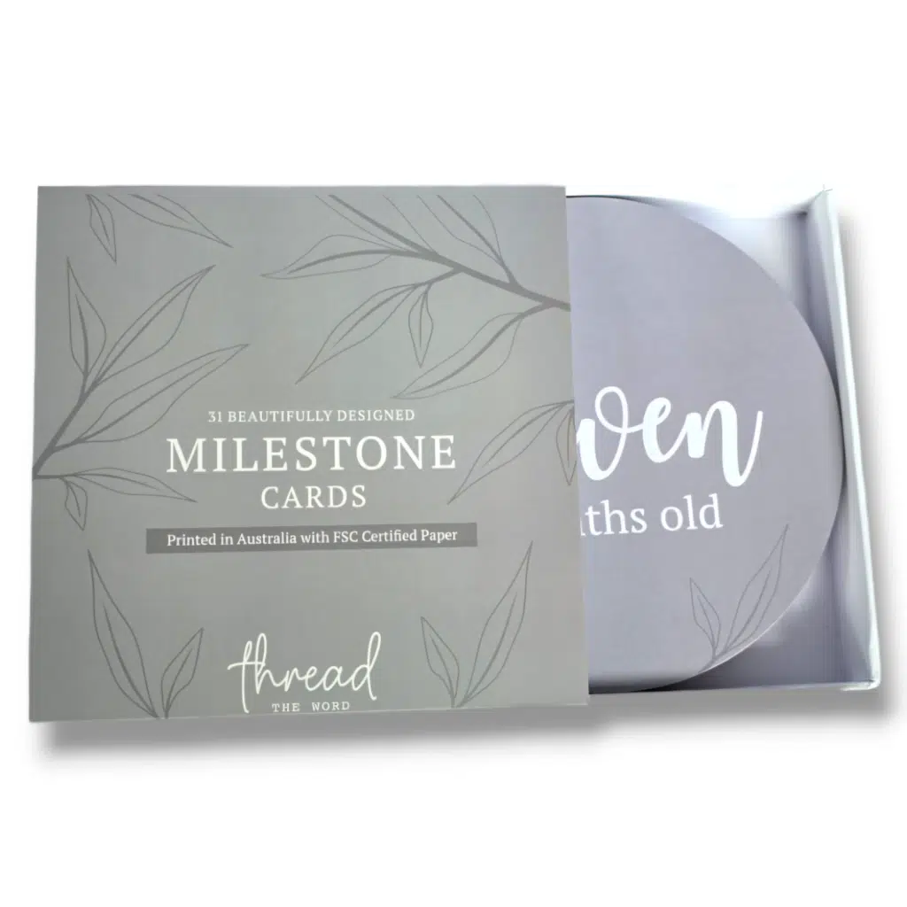 Grey Milestone Cards
