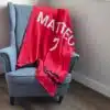 Custom Sports Jersey Blanket