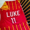 Custom Pinstripe Jersey Blanket
