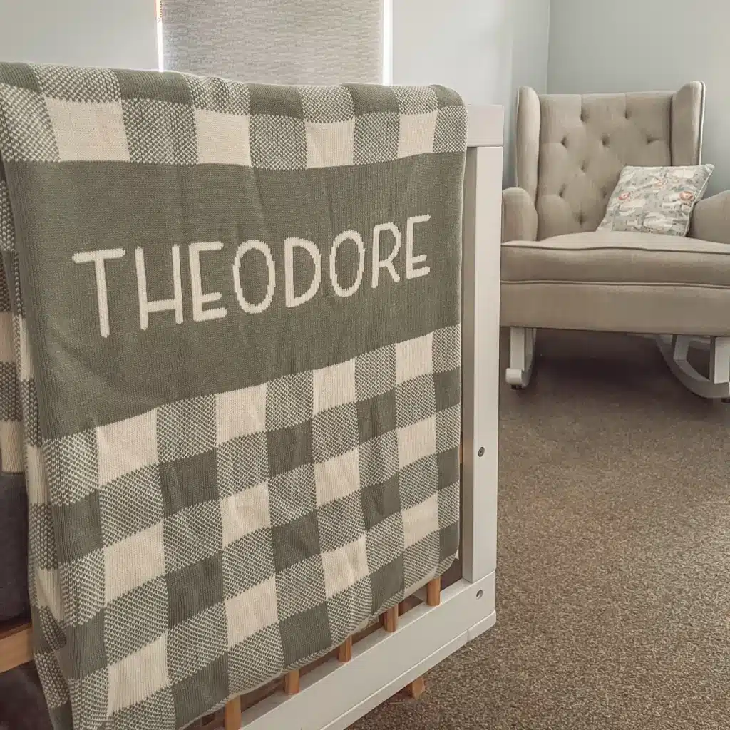 Custom Gingham Blanket