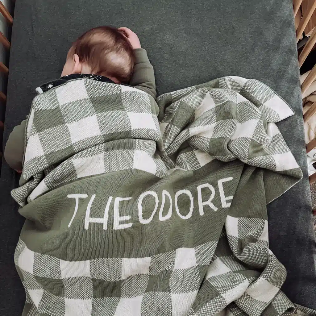Custom Gingham Blanket