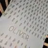 Custom Raindrops Blanket with name Oliver
