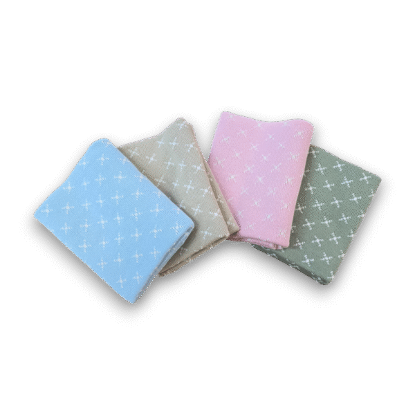 Preemie Blanket - Baby Pink Crosses