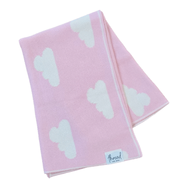 Preemie Blanket - Baby Pink Cloud
