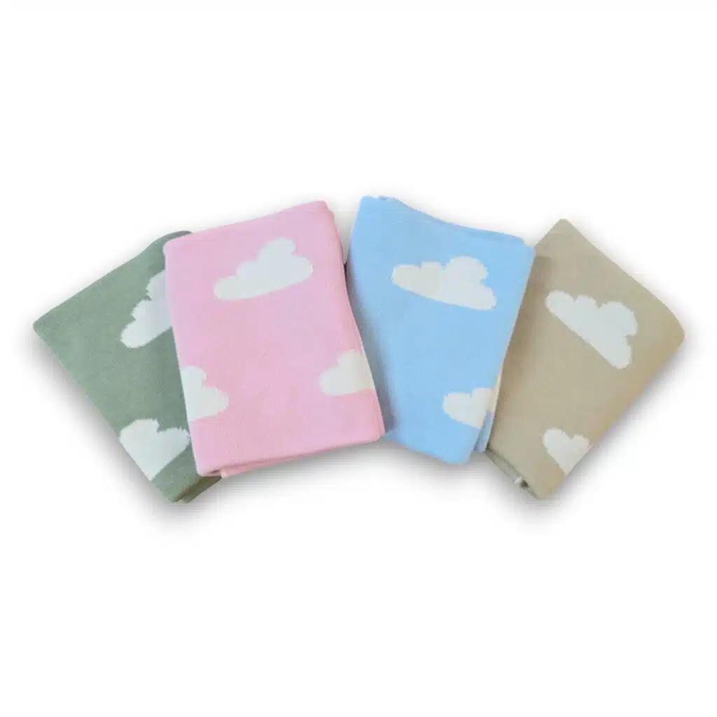 Premmie Blanket - Baby Blue Cloud