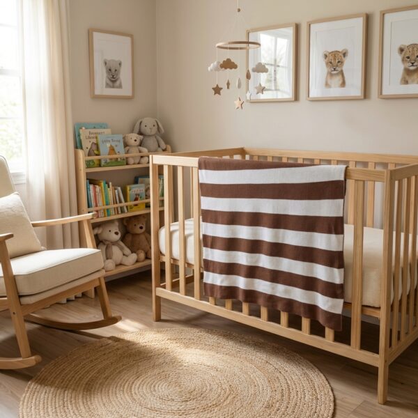 The Chunky Stripe Blanket The Chunky Stripe Blanket