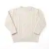 The Cable Knit Jumper Eggshell Mini Threads