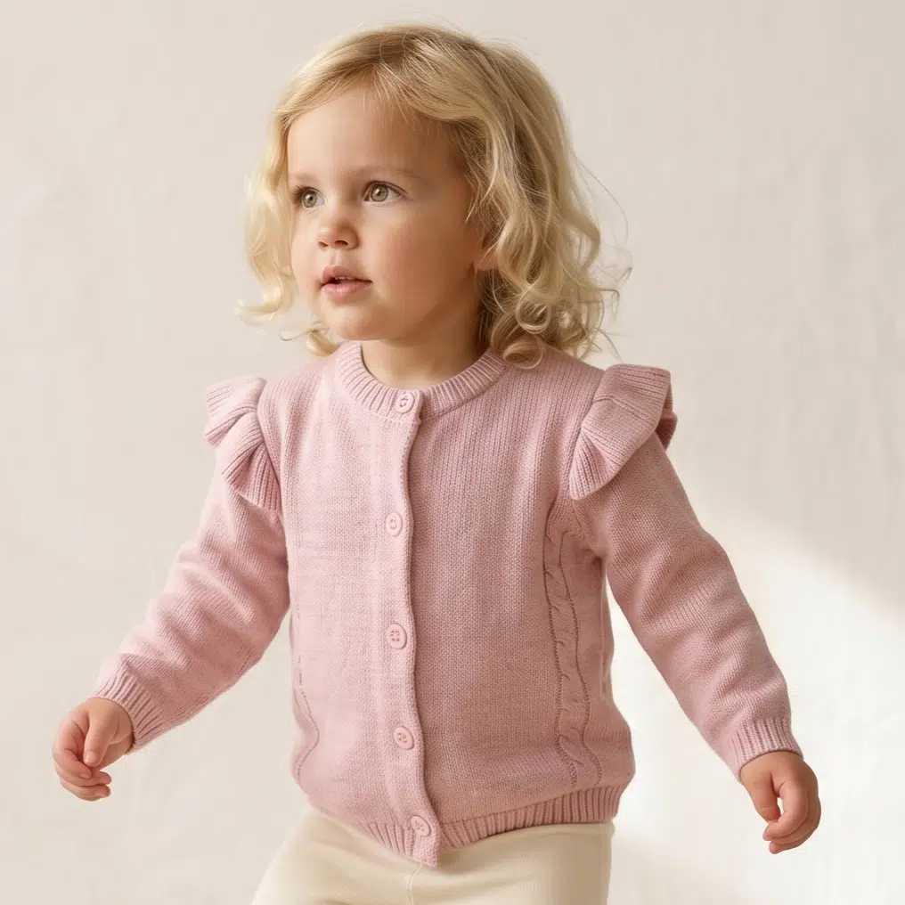The Cable Frill Knit Cardigan