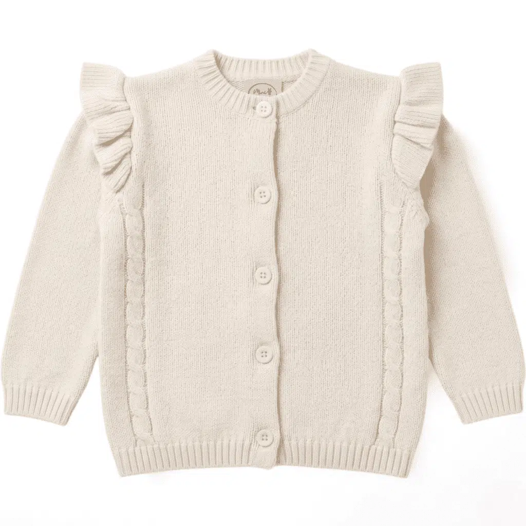 The Cable Frill Knit Cardigan