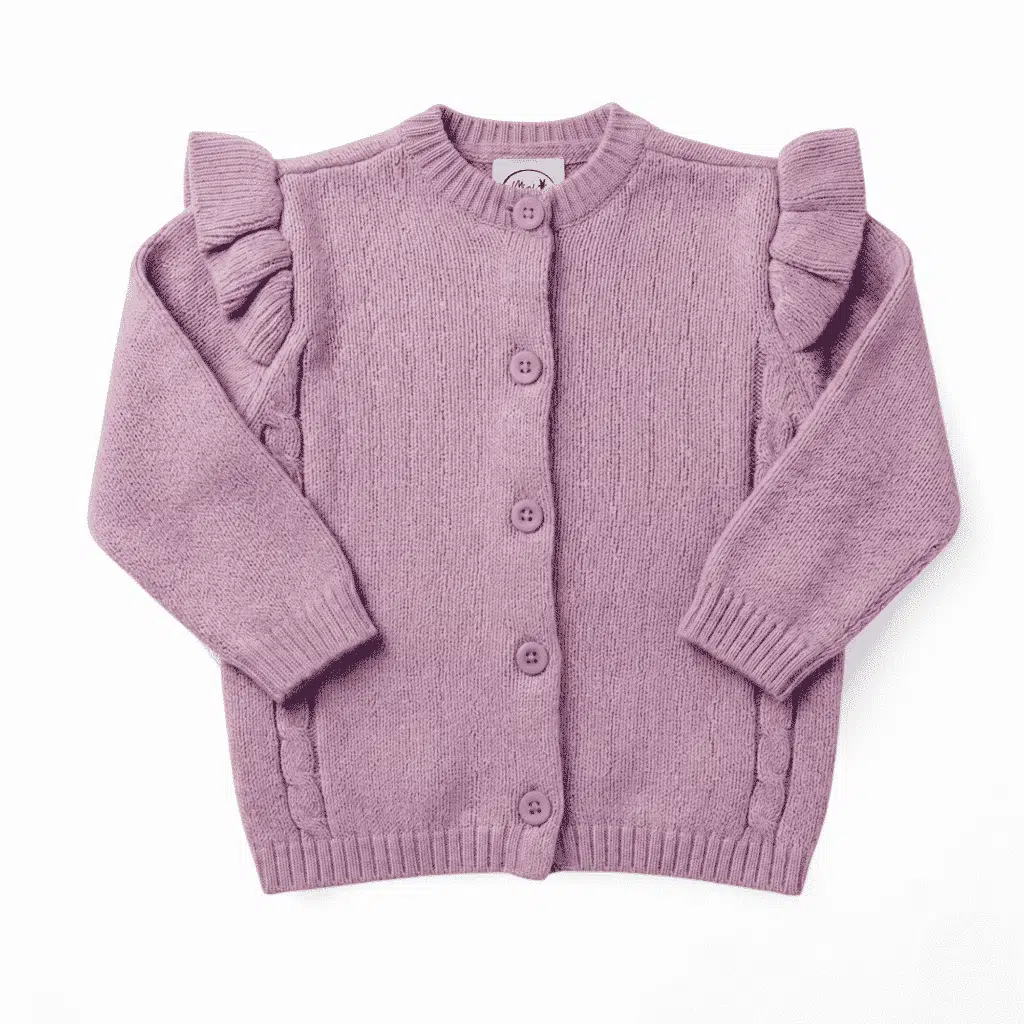 The Cable Frill Knit Cardigan