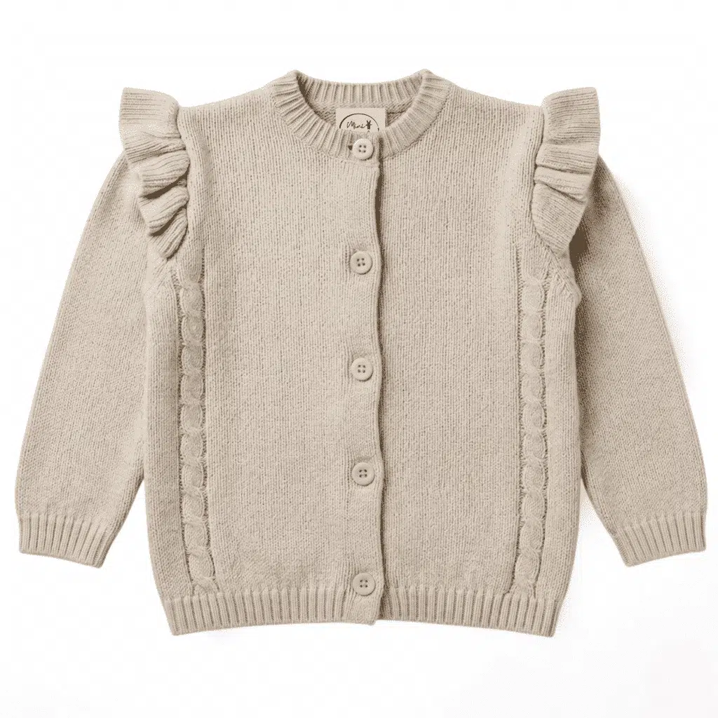 The Cable Frill Knit Cardigan