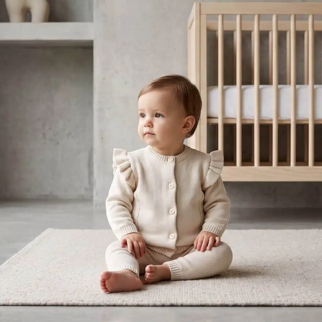 The Cable Frill Knit Cardigan