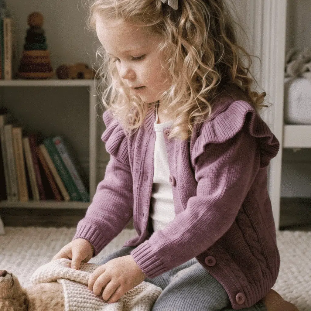 The Cable Frill Knit Cardigan
