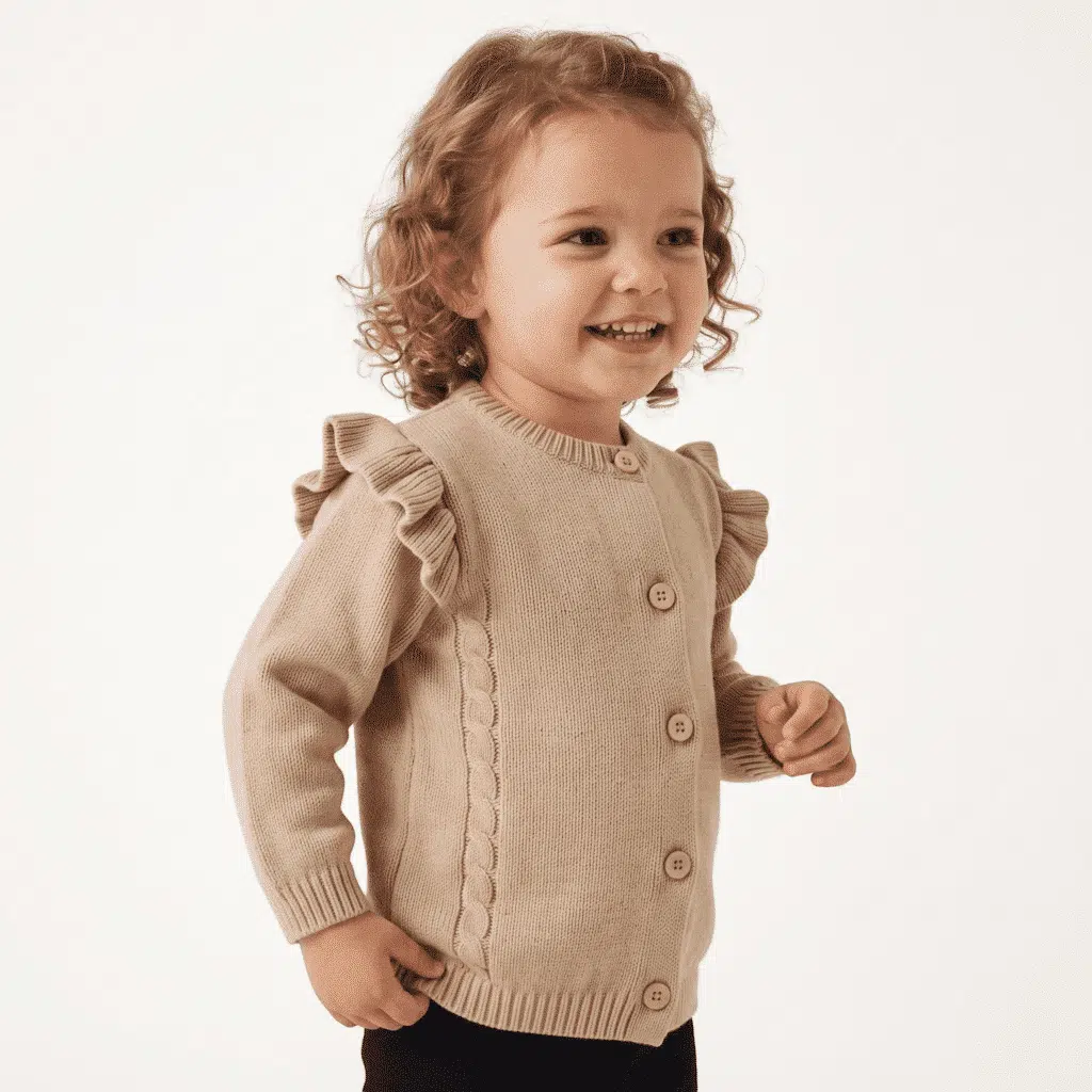 The Cable Frill Knit Cardigan