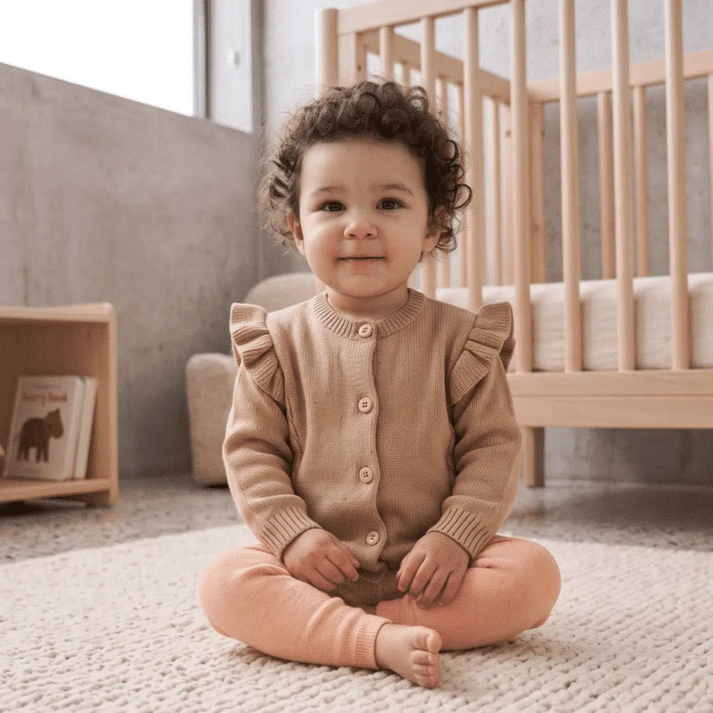 The Cable Frill Knit Cardigan