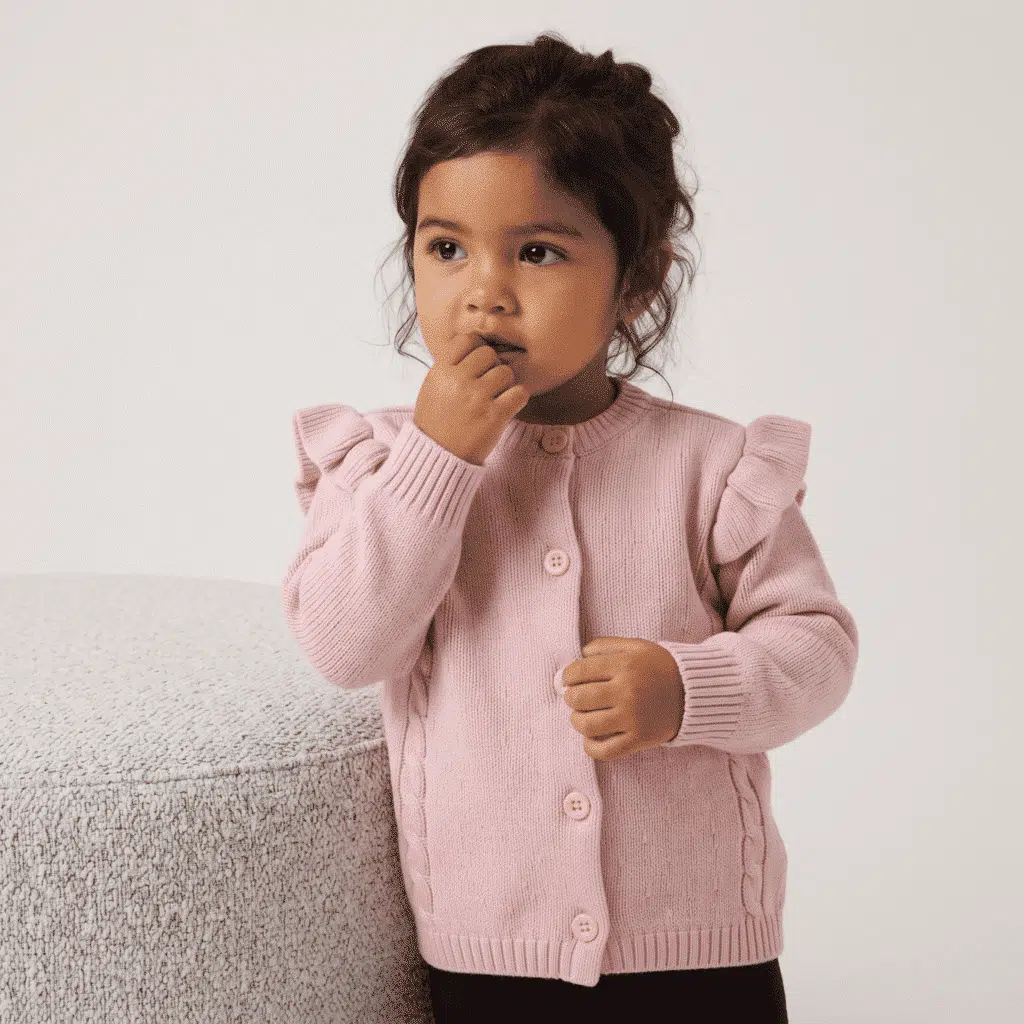 The Cable Frill Knit Cardigan
