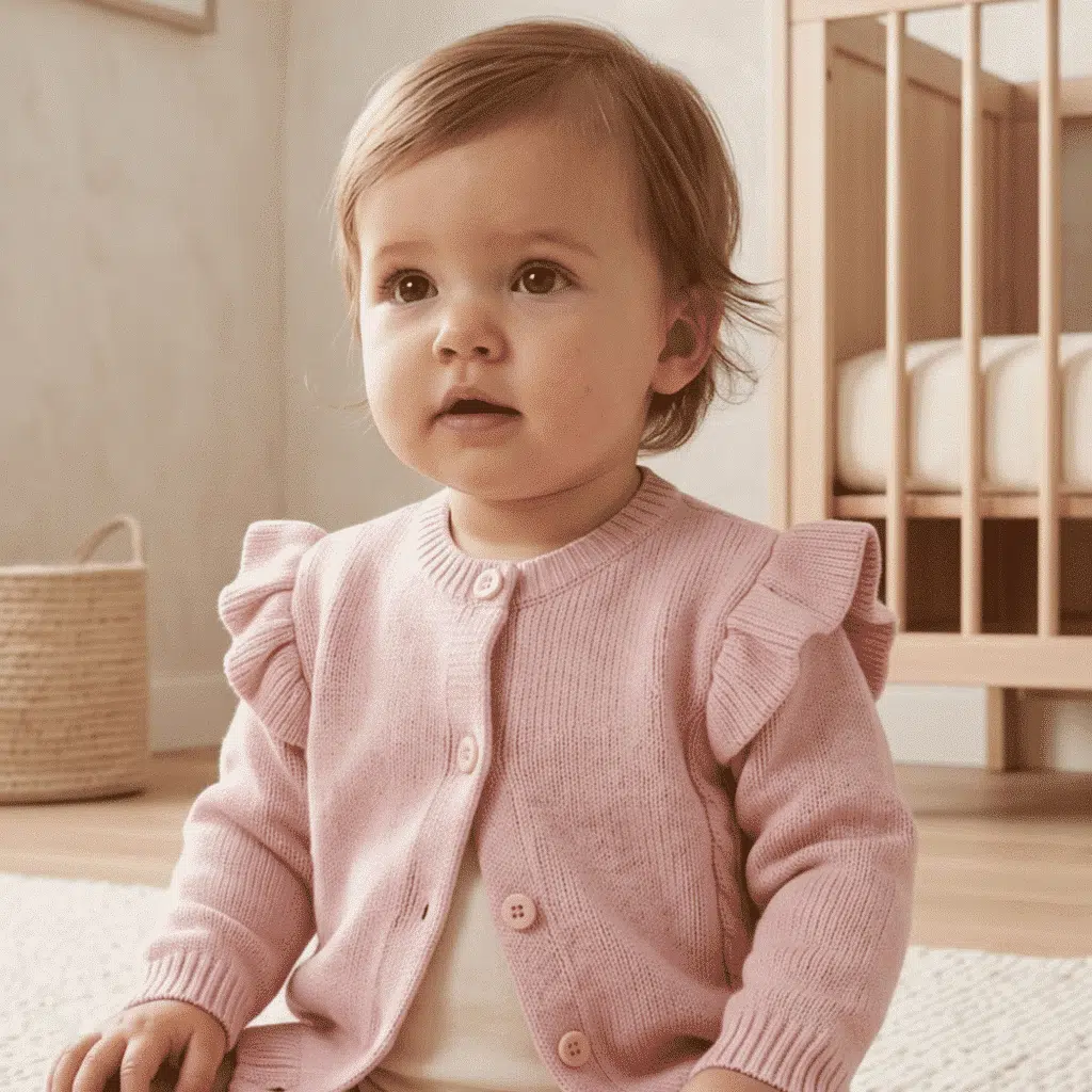 The Cable Frill Knit Cardigan